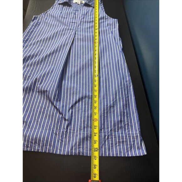 Sara‎ Campbell Womens Dress Medium Blue Coastal Cottage Resort Preppy Americana - Picture 9 of 9